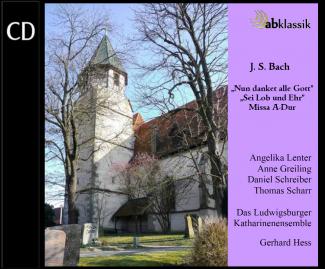 Cover der CD vom Konzert „Johann Sebastian Bach” am 16.03.2014 in der Katharinenkirche Eglosheim